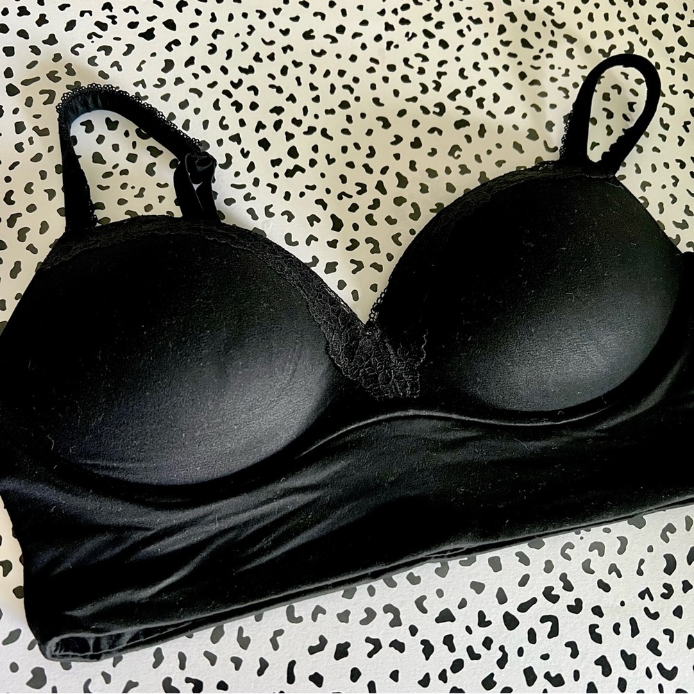 VS Padded No Wire Lounge Bra 36C Black